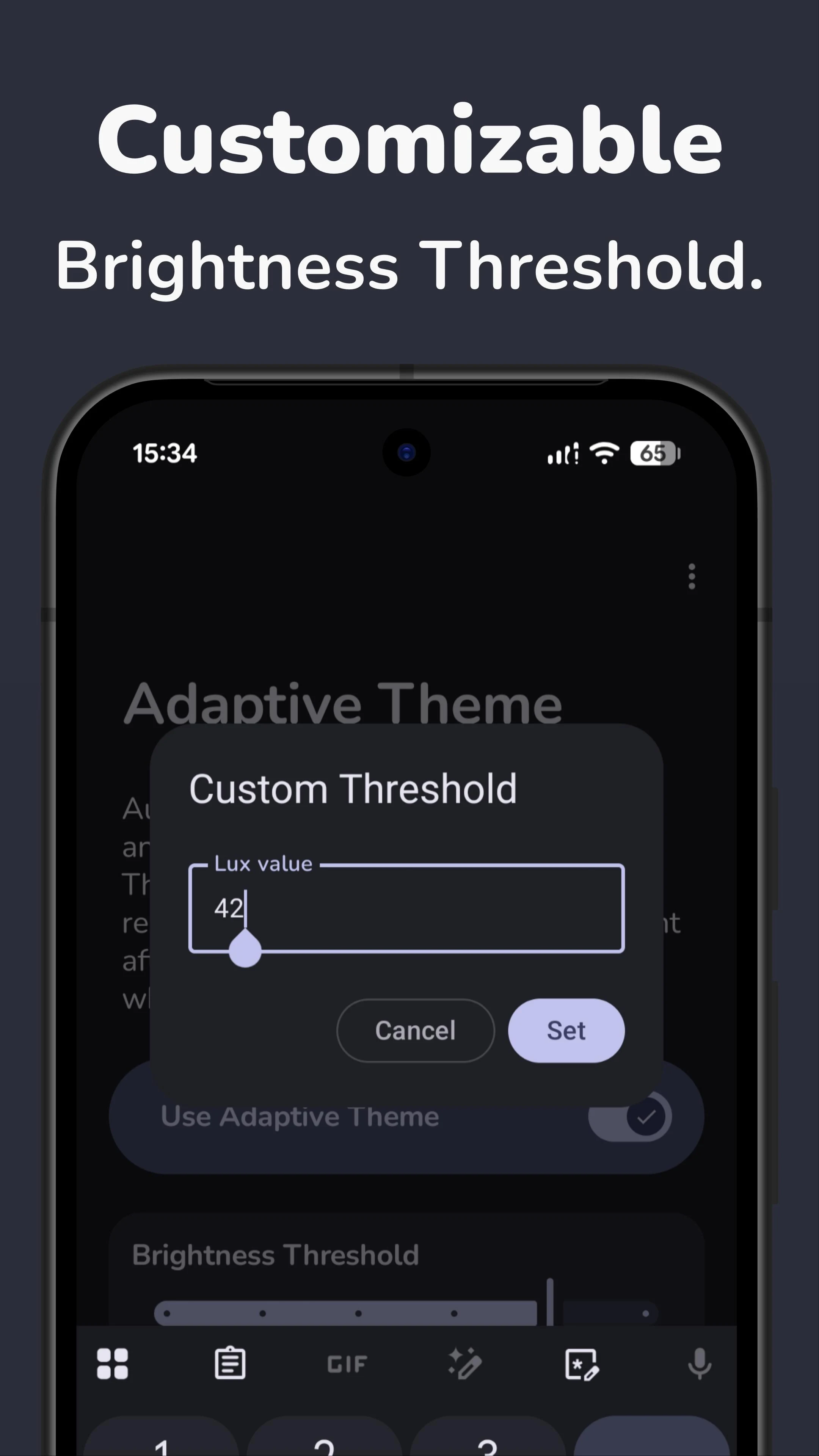 Adaptive Theme: Auto Dark Mode screenshot
